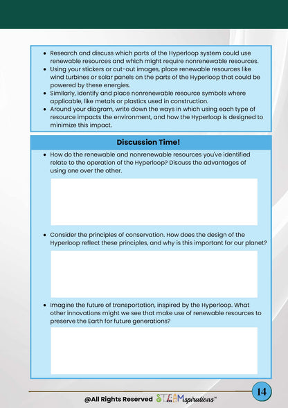 Hyperloop Odyssey: A Futuristic Exploration for 5th Graders