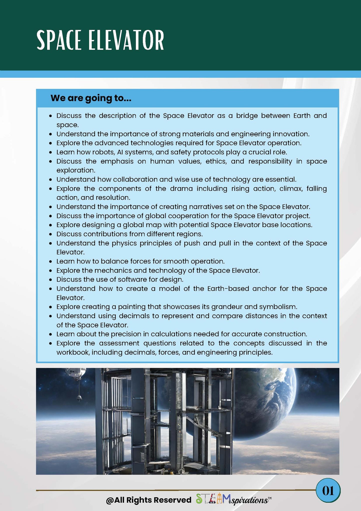 Space Elevator - An Interdisciplinary Exploration for 5th Graders