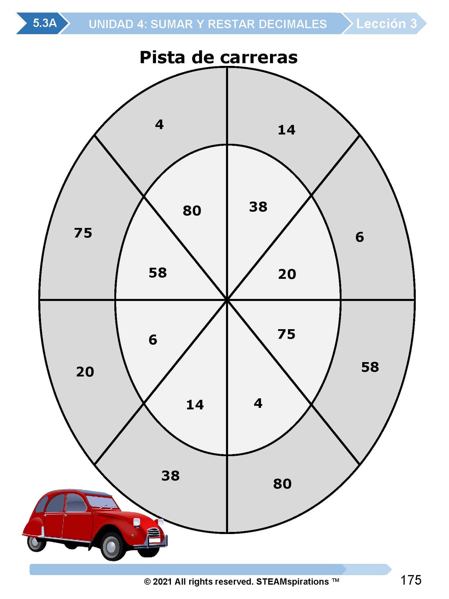 ¡Mathtástico! 5to Grado Unidad 4: SUMAR Y RESTAR DECIMALES - Libro Electrónico