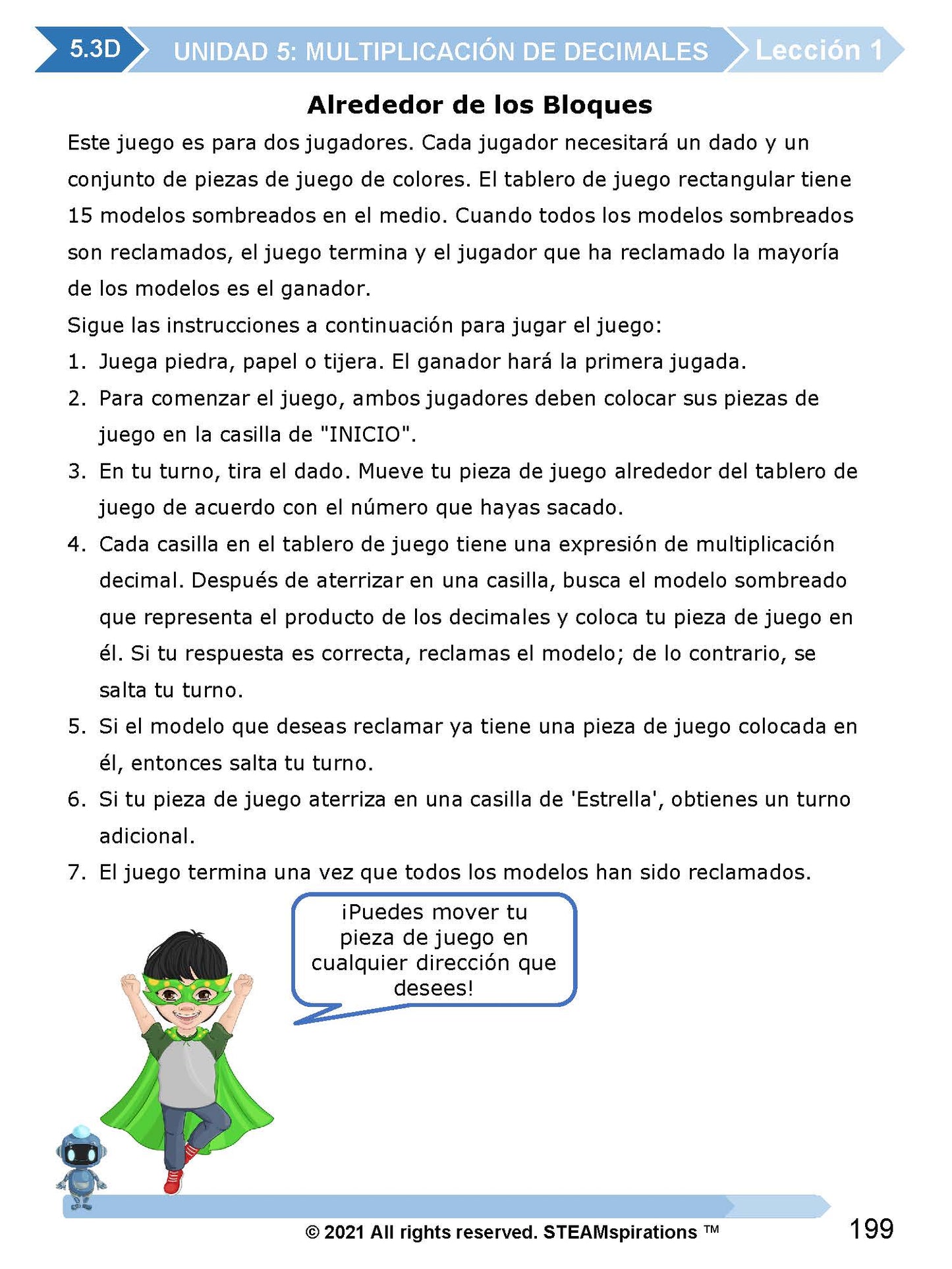 ¡Mathtástico! 5to Grado Unidad 5: MULTIPLICANDO DECIMALES - Libro Electrónico