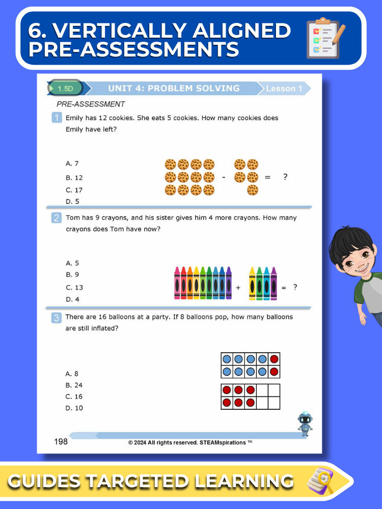 Mathtastico! 2nd Grade Math Bundle Unit 4 Problem Solving - E-Book