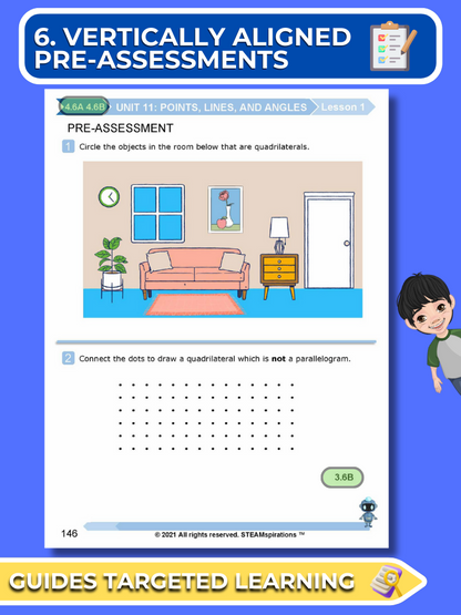 Mathtastico! 4th Grade Math Bundle Unit 12 Measuring Angles - E-Book