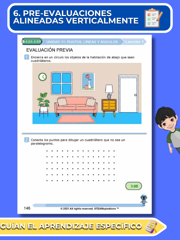 ¡Mathtástico! Paquete de Matemáticas de 4to Grado Unidad 12: ÁNGULOS DE MEDICIÓN - Libro Electrónico