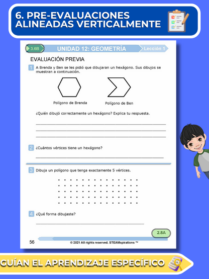 ¡Mathtástico! Paquete de Matemáticas de 3er Grado Unidad 13: Medición - Libro Electrónico