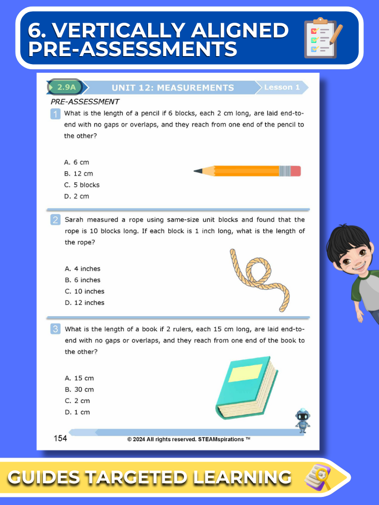 Mathtastico! 2nd Grade Math Bundle Unit 13 Exploring Area with Square Units - E-Book