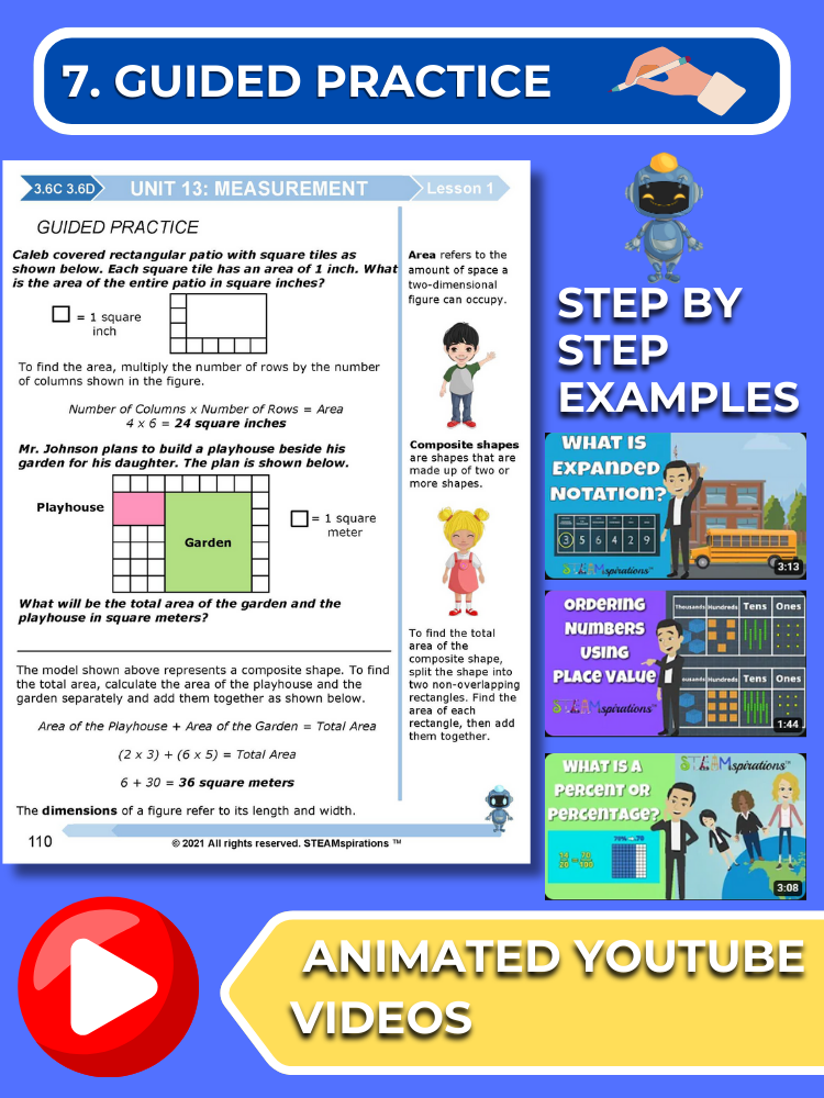 Mathtastico! 3rd Grade Math Bundle Unit 13 (Measurement) - E-Book