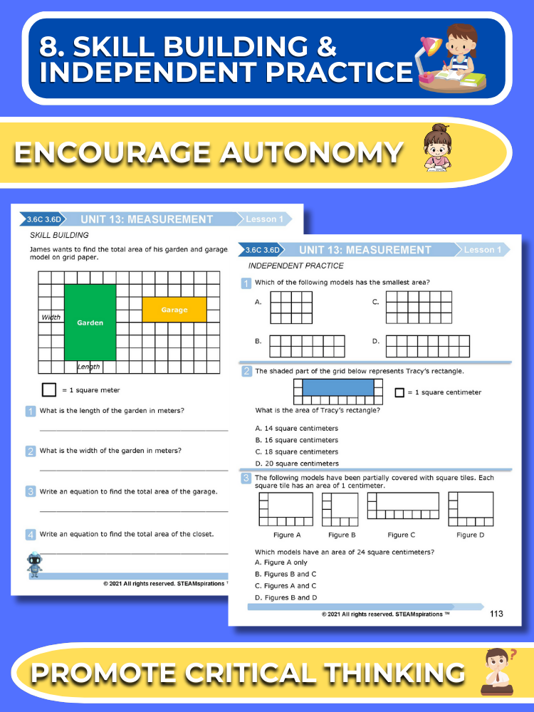 Mathtastico! 3rd Grade Math Bundle Unit 13 (Measurement) - E-Book