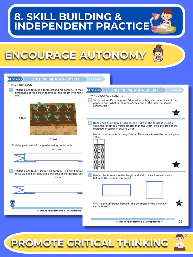 Mathtastico! 4th Grade Math Bundle Unit 10 Measurement - E-Book