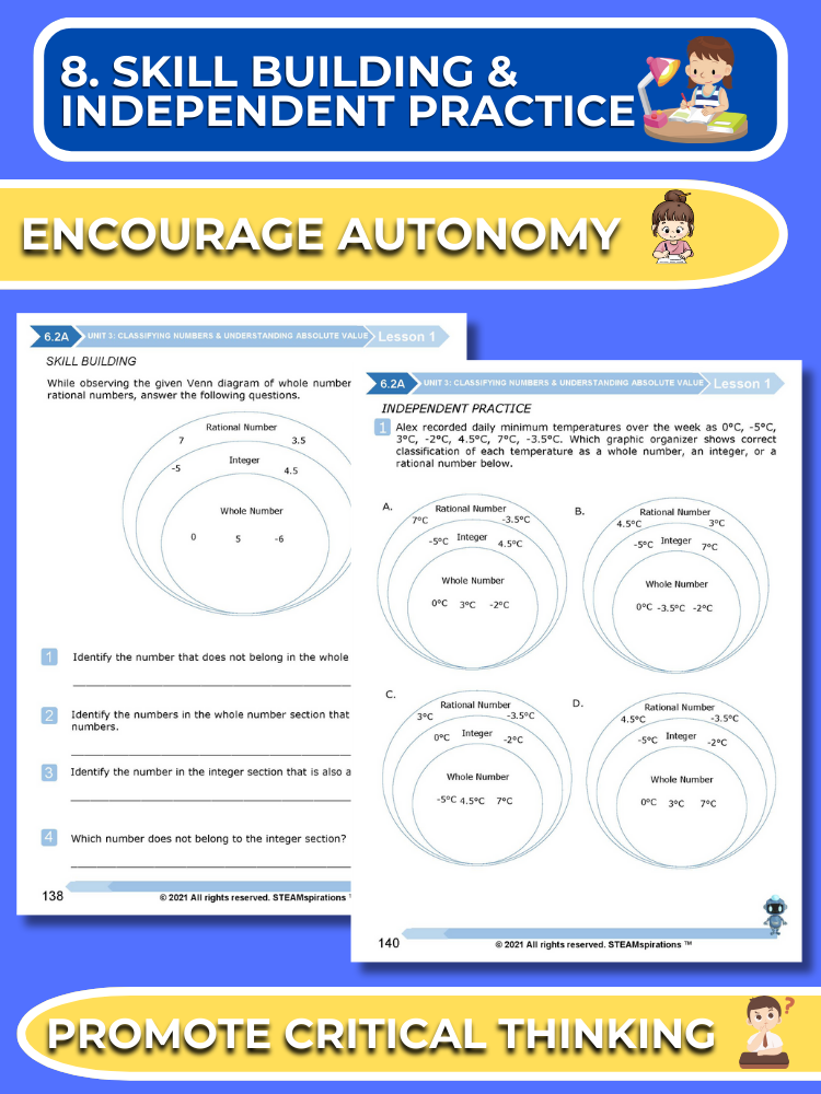 Mathtastico! 6th Grade Math Bundle Unit 3 Classifying Numbers & Understanding Absolute Value - E-Book