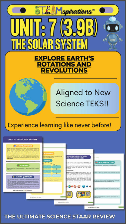 5th Grade Unit 7: The Solar System – STEAMspirations Level Up 2.0