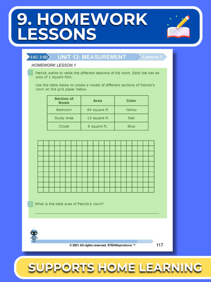 Mathtastico! 3rd Grade Math Bundle Unit 13 (Measurement) - E-Book