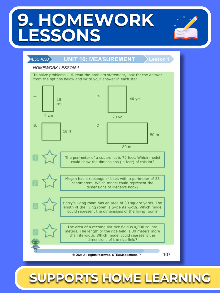 Mathtastico! 4th Grade Math Bundle Unit 10 Measurement - E-Book