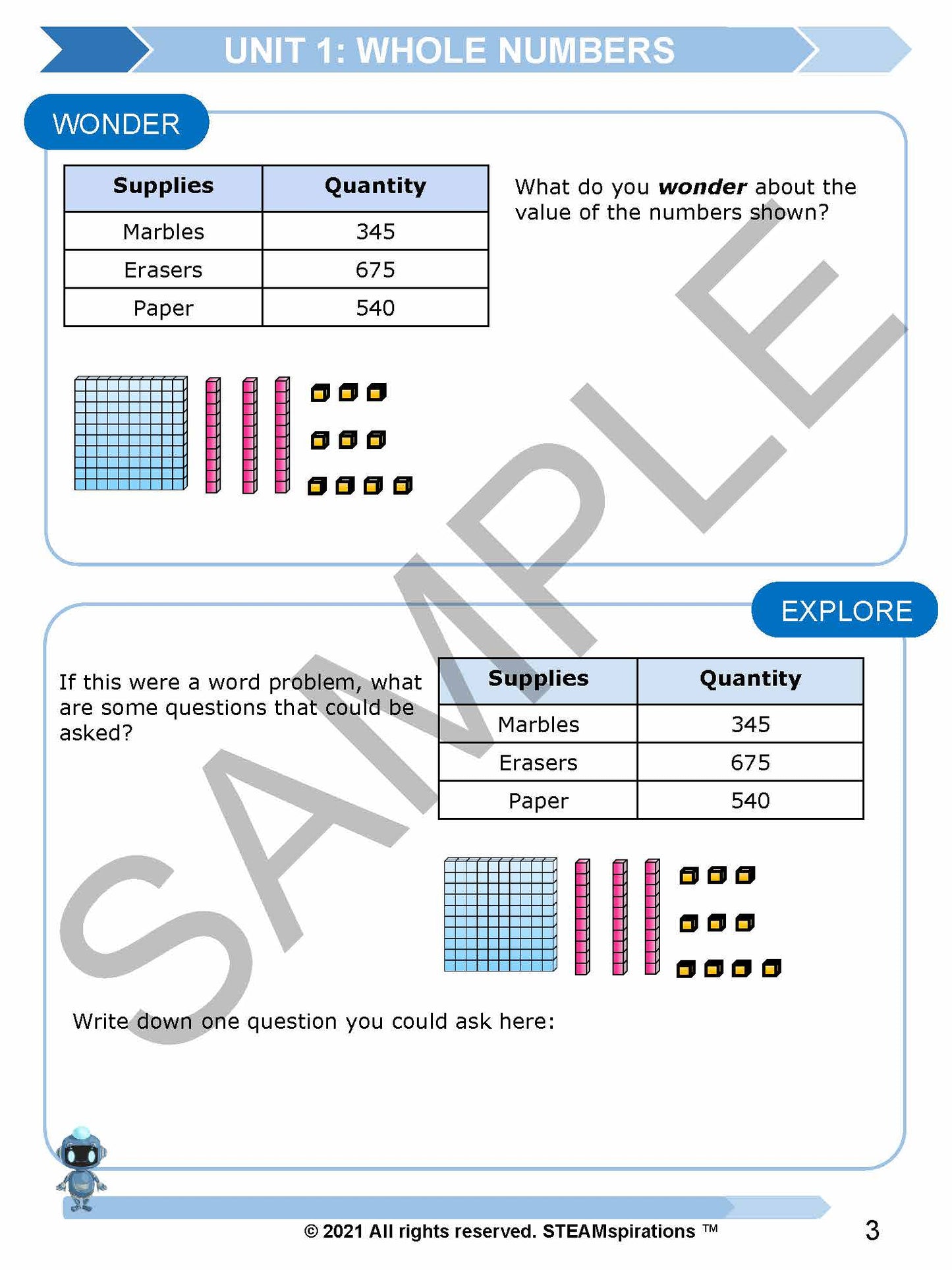 3rd Grade Units 1-5 E-Book