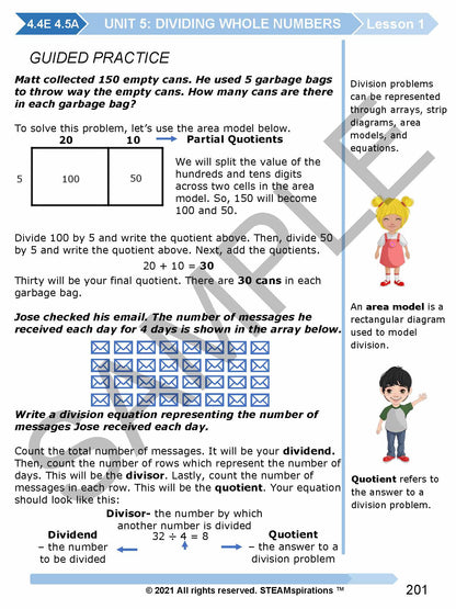 Mathtastico English/Spanish 4th Grade