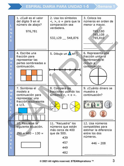 3er Grado Unidades 6-10 Libro Electrónico