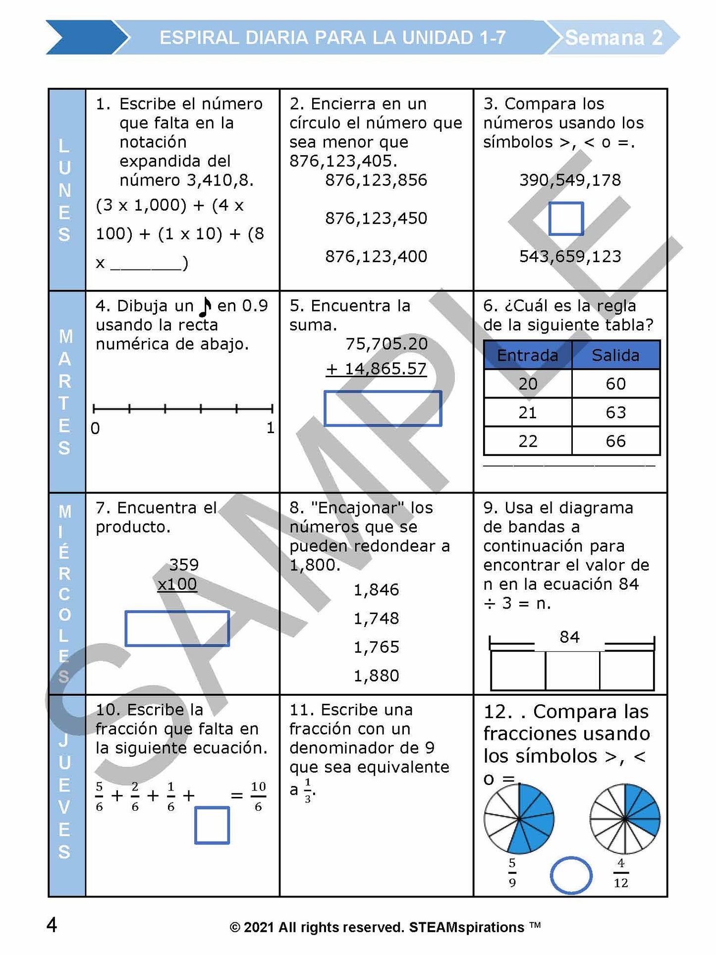 4to Grado Unidades 8-13 Libro Electrónico