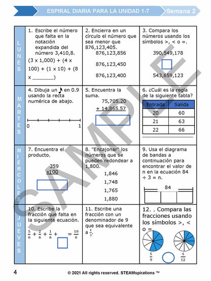 4to Grado Unidades 8-13 Libro Electrónico