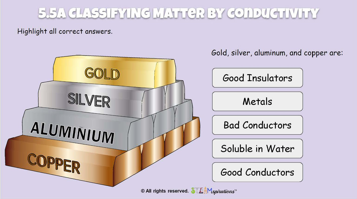 LVL Up! Science: Physical Properties of Matter (Digital Edition)