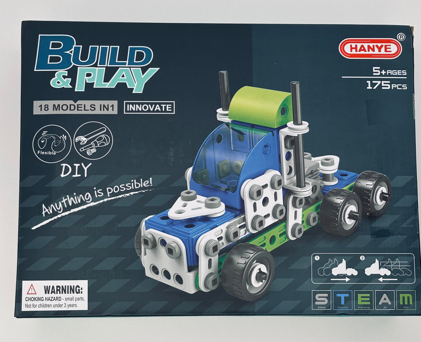 175 Pcs Engaging STEM-Powered Learning: Build and Play Kit + Learning Activity Book