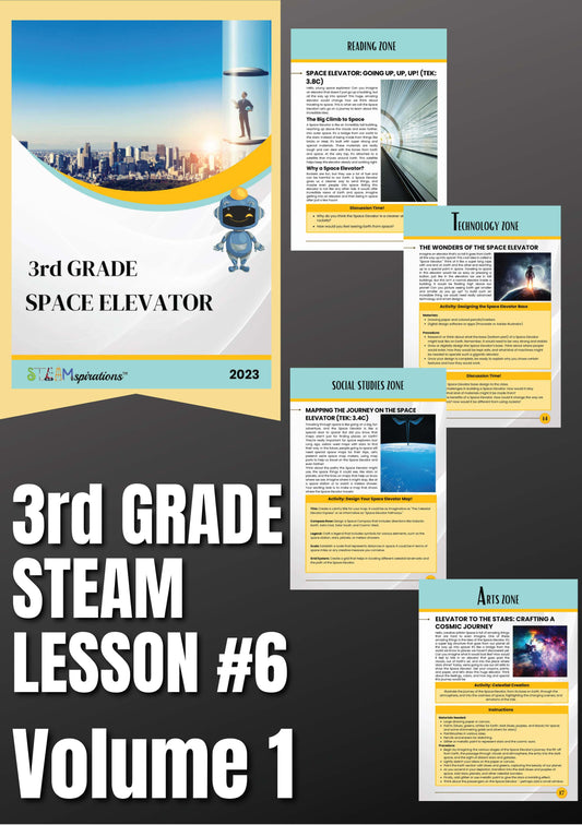 Space Elevator Adventure: A Cosmic Exploration for 3rd Graders