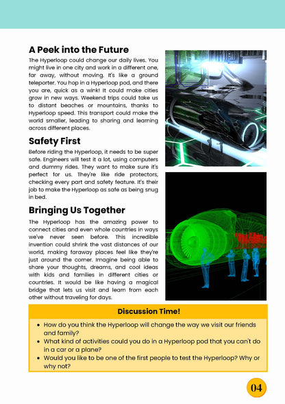 Hyperloop Adventures: Exploring Innovative Travel for 3rd Graders