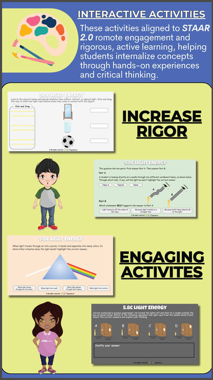 5th Grade Unit 5 – Properties of Light – STEAMspirations Level Up 2.0