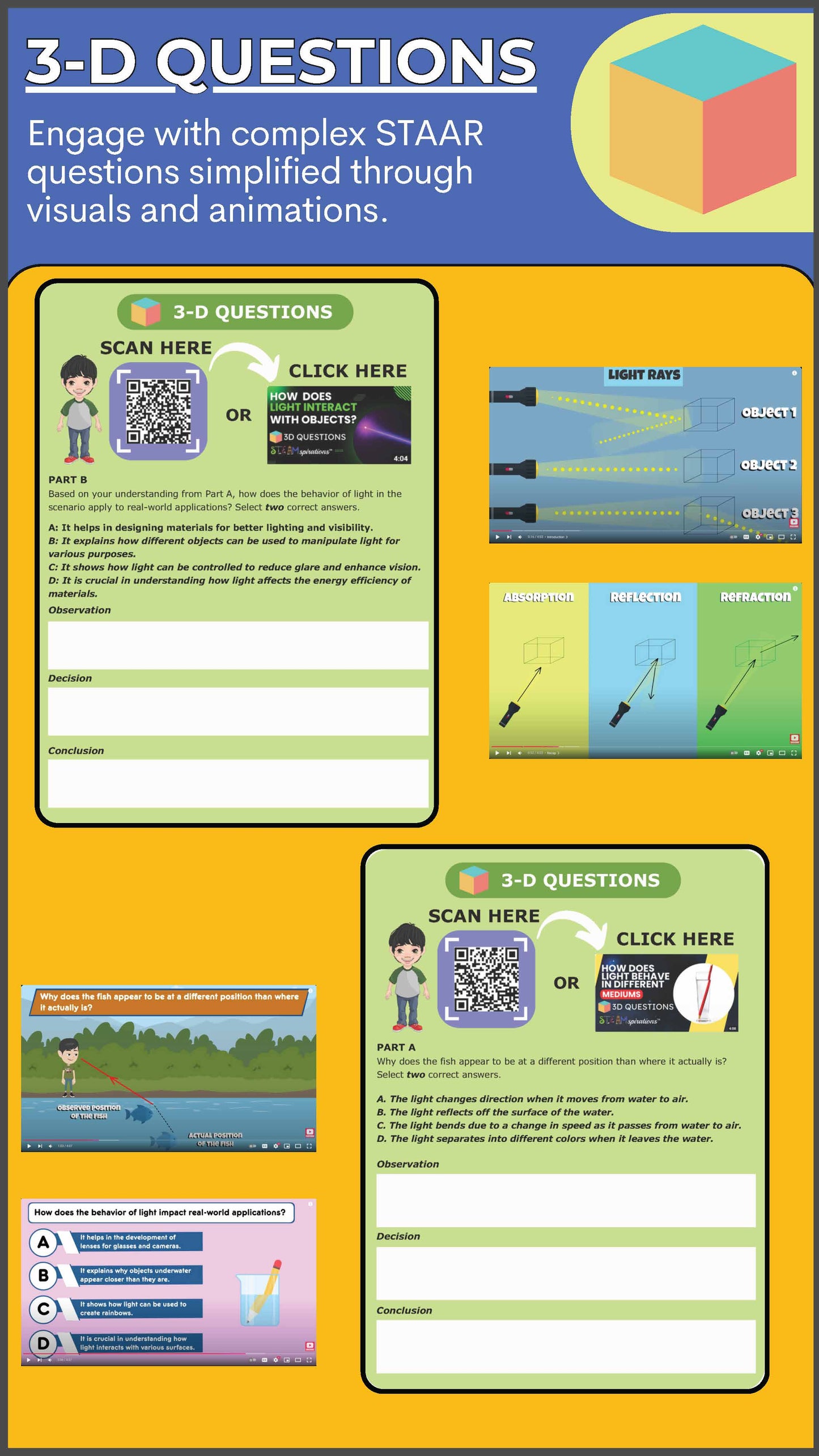 5th Grade Unit 5 – Properties of Light – STEAMspirations Level Up 2.0