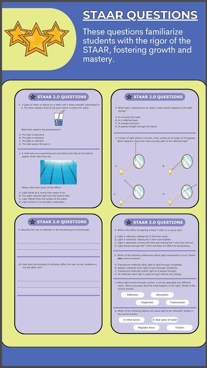 5th Grade Unit 5 – Properties of Light – STEAMspirations Level Up 2.0