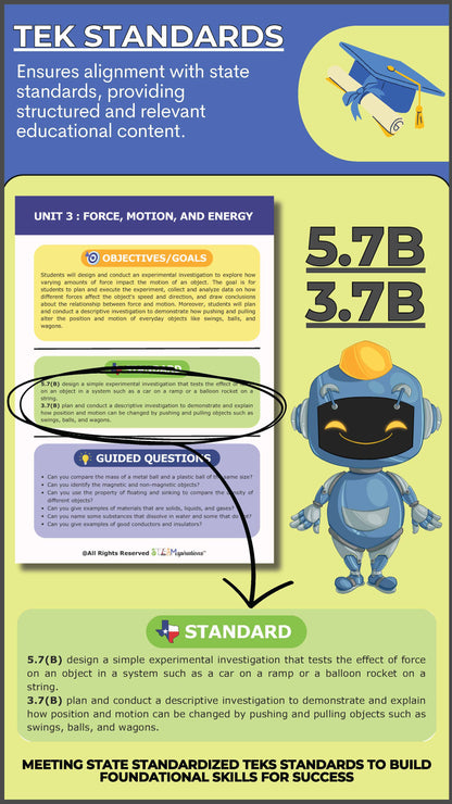 5th Grade Unit 3 – Force, Motion, & Energy – STEAMspirations Level Up 2.0